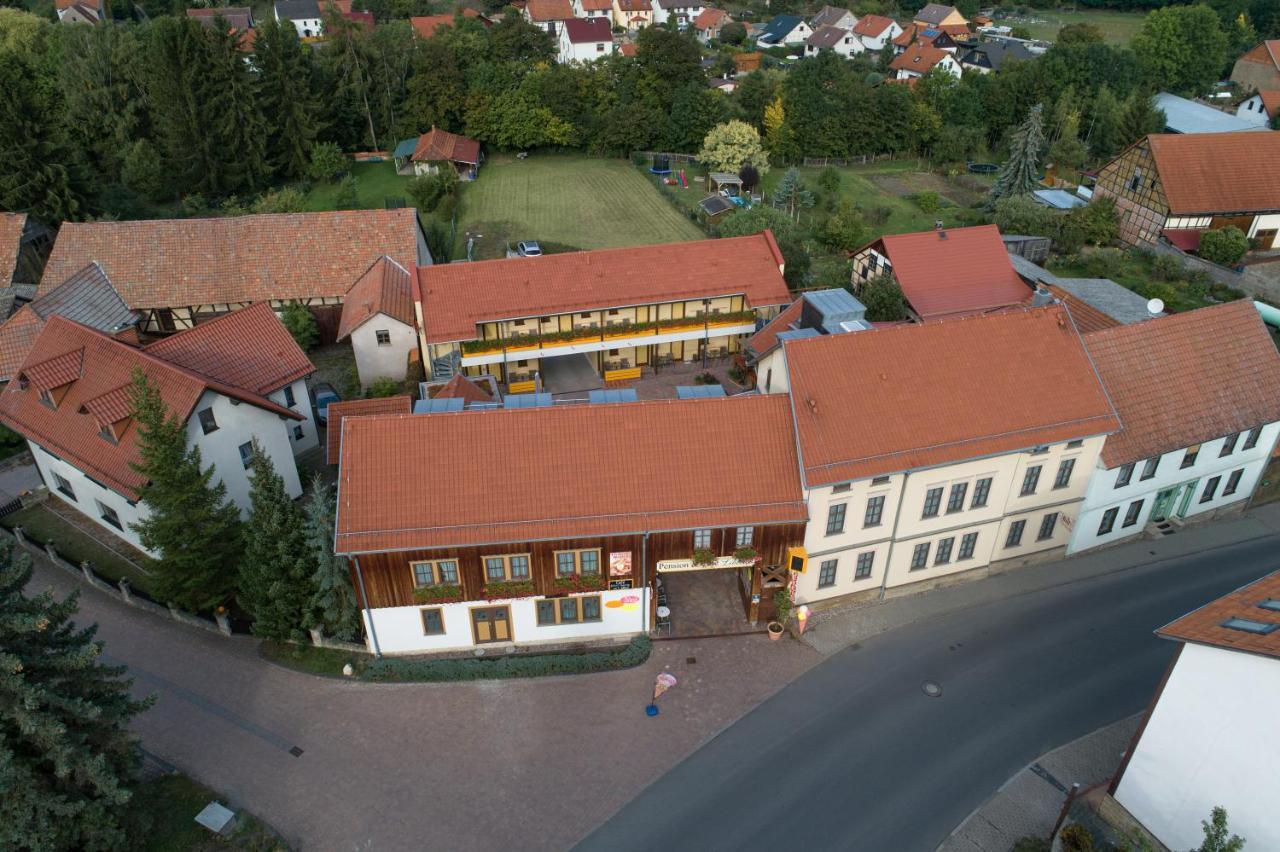 Pension-Cafe-Libelle Elxleben bei Arnstadt Екстер'єр фото